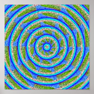 Abstraktes Rad 2 Poster