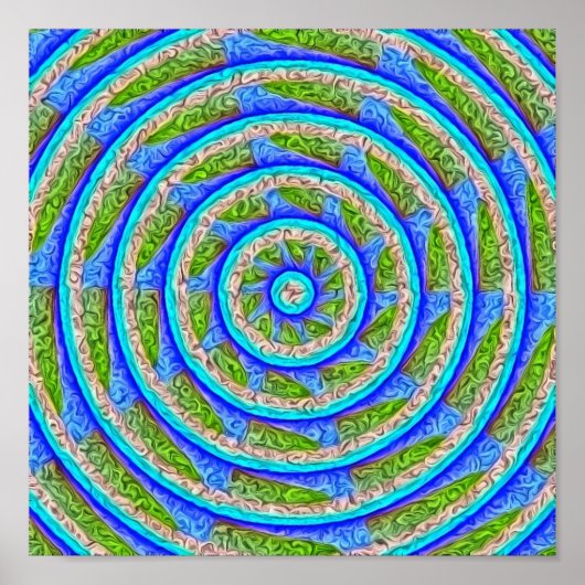 Abstraktes Rad 2 Poster (Vorne)