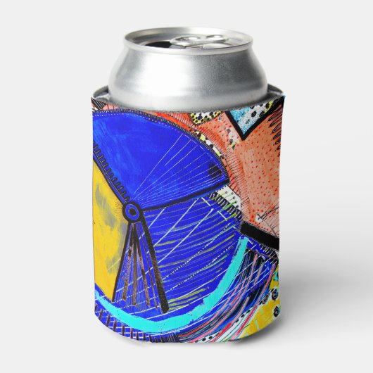 Abstraktes Rad abkühlen Dosenkühler (Kanne Vorderseite)