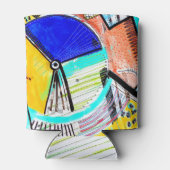 Abstraktes Rad abkühlen Dosenkühler (Rückseite)