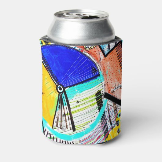 Abstraktes Rad abkühlen Dosenkühler (Kanne Rückseite)
