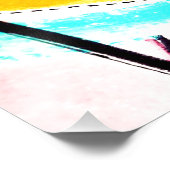 Abstraktes Rad Fotodruck (Ecke)