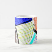 Abstraktes Rad Kaffeetasse (Mittel)