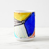 Abstraktes Rad Kaffeetasse (Mittel)