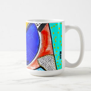 Abstraktes Rad Kaffeetasse