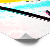 Abstraktes Rad Poster (Ecke)