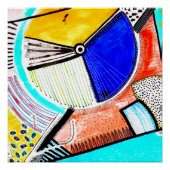 Abstraktes Rad Poster (Vorderseite)