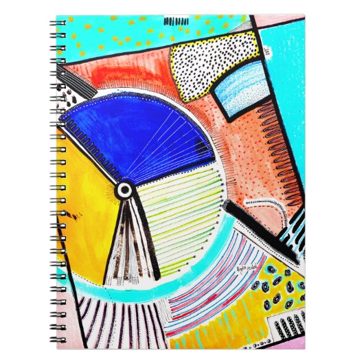 Abstraktes RadNotebook Notizblock (Vorderseite)
