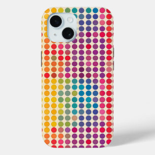Abstraktes Rainbow Dot Muster Case-Mate iPhone Hülle