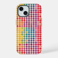 Abstraktes Rainbow Dot Muster