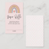 Abstraktes Rainbow Girl Baby Duwer Windschutzschei Visitenkarte (Vorne/Hinten)