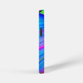 Abstraktes Rainbow-iPhone 12 Mini-Gehäuse, glänzen iPhone Hülle (Rechte Seite)