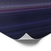 Abstraktes Rainbow Swirl Poster (Ecke)