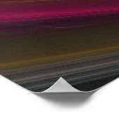 Abstraktes Rainbow Swirl Poster (Ecke)