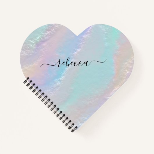 Abstraktes Rainbow Texture-Notebook Notizblock (Vorderseite)