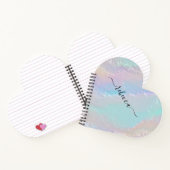 Abstraktes Rainbow Texture-Notebook Notizblock (Innenseite)