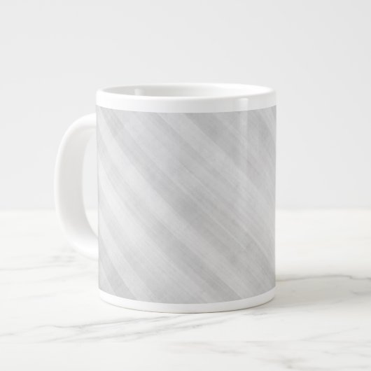 abstraktes Rastermuster Jumbo-Tasse (Vorderseite Links)