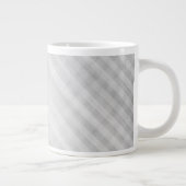 abstraktes Rastermuster Jumbo-Tasse (Rechts)