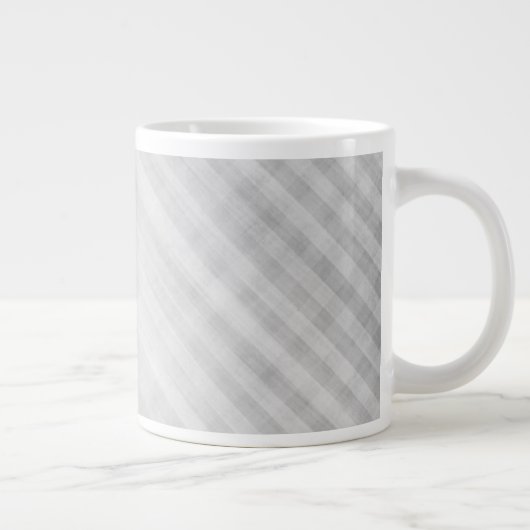 abstraktes Rastermuster Jumbo-Tasse (Rechts)