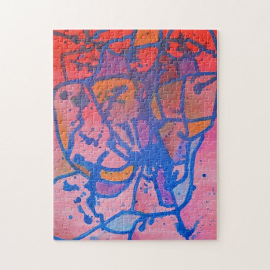 Abstraktes Rätsel Puzzle (Vertikal)