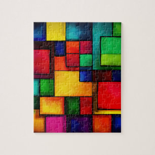 abstraktes Rätsel Puzzle