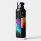 Abstraktes Rauch Trinkflasche (Rechts)