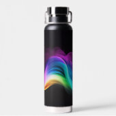 Abstraktes Rauch Trinkflasche (Rückseite)