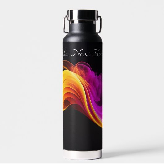 Abstraktes Rauch Trinkflasche (Vorne)