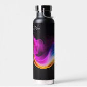 Abstraktes Rauch Trinkflasche (Links)