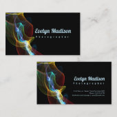 Abstraktes Rauchband y78u Visitenkarte (Vorne/Hinten)