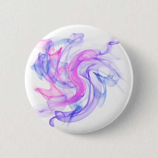 Abstraktes Rauchen im Wasser Button (Vorderseite)