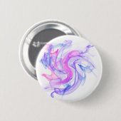 Abstraktes Rauchen im Wasser Button (Vorne & Hinten)