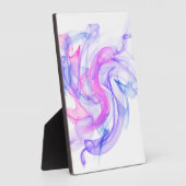 Abstraktes Rauchen im Wasser Fotoplatte (Seite)