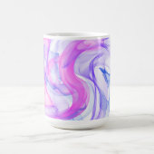 Abstraktes Rauchen im Wasser Kaffeetasse (Mittel)