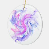 Abstraktes Rauchen im Wasser Keramikornament (Links)