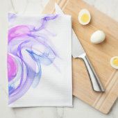 Abstraktes Rauchen im Wasser Küchentuch (Viertel Falte)