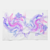 Abstraktes Rauchen im Wasser Küchentuch (Horizontal)