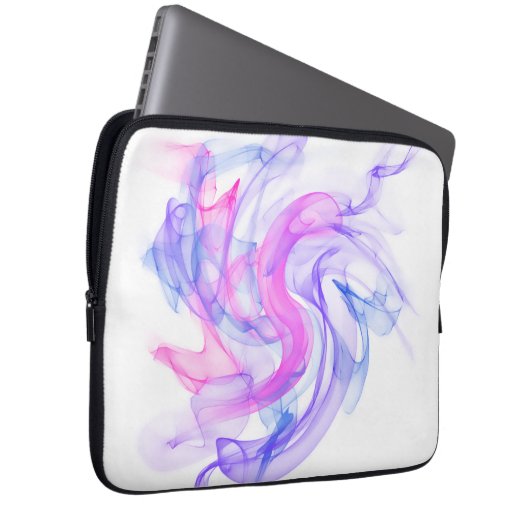 Abstraktes Rauchen im Wasser Laptopschutzhülle (Vorne Rechts)