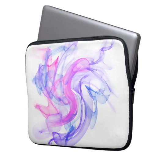 Abstraktes Rauchen im Wasser Laptopschutzhülle (Vorderseite Links)