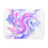 Abstraktes Rauchen im Wasser Magnet (Horizontal)