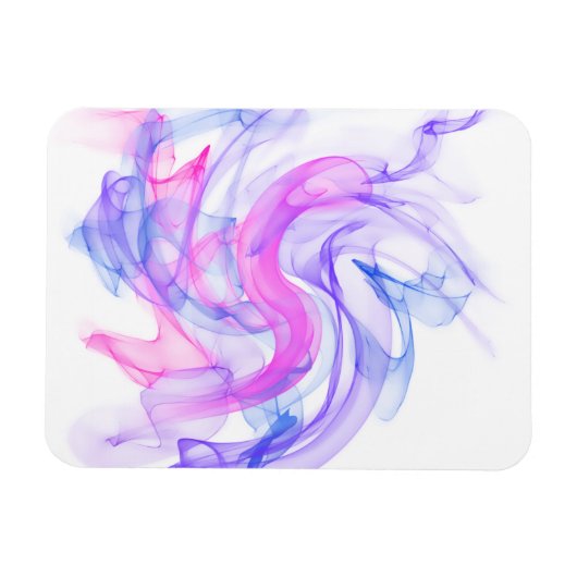 Abstraktes Rauchen im Wasser Magnet (Horizontal)