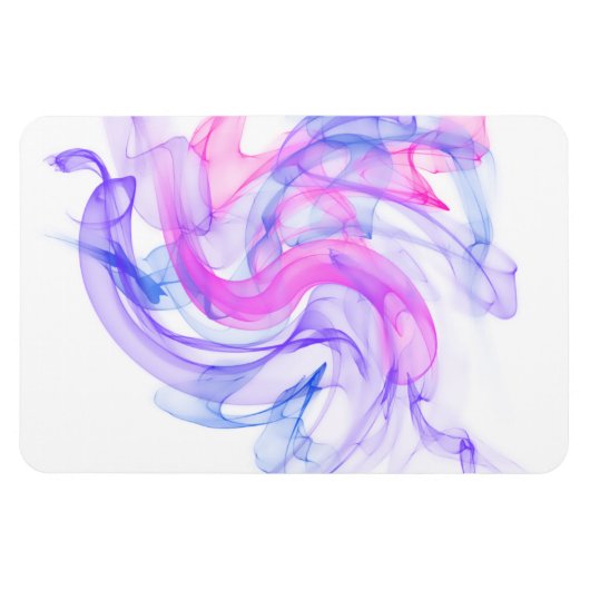 Abstraktes Rauchen im Wasser Magnet (Horizontal)