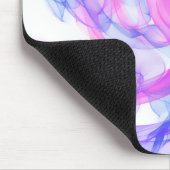Abstraktes Rauchen im Wasser Mousepad (Ecke)