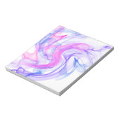 Abstraktes Rauchen im Wasser Notizblock (Rotiert)