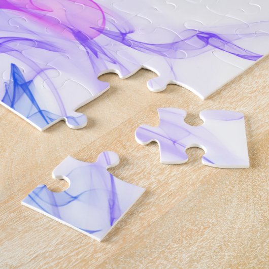 Abstraktes Rauchen im Wasser Puzzle (Seite)