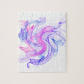 Abstraktes Rauchen im Wasser Puzzle (Vertikal)