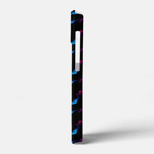 Abstraktes Rauchmuster Case-Mate iPhone Hülle (Rückseite / Links)