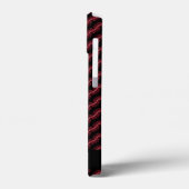 Abstraktes Rauchmuster mit individuellem Namen Case-Mate iPhone Hülle (Rückseite / Links)