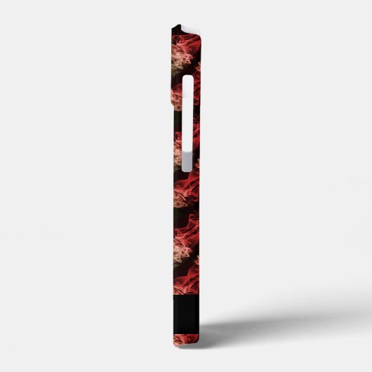 Abstraktes Rauchmuster mit individuellem Namen Case-Mate iPhone Hülle (Rückseite / Links)