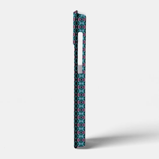 Abstraktes Rauchnahtmuster Case-Mate iPhone Hülle (Rückseite / Links)